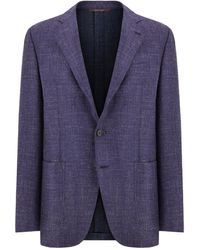 Canali - Single-Breasted Blazer - Lyst