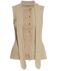 Lemaire - Draped Panelled Sleeveless Top - Lyst