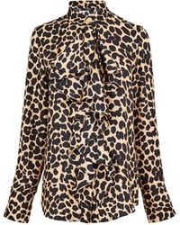 Balmain - Patterned Long-Sleeve Shirt - Lyst