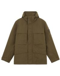 Stone Island - Compass Patch Hooded Field Jacket - Lyst