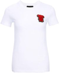 Emporio Armani - Bear Decorative Short-Sleeved T-Shirt - Lyst