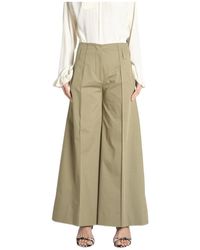 Ql2 - Casual Pants With Belt Loops - Lyst
