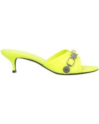 Balenciaga - High-Heel Leather Sandals - Lyst
