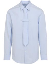 Dries Van Noten - Long Sleeve Tie Buttoned Shirt - Lyst