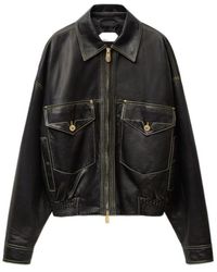 Versace - Leather Jackets - Lyst