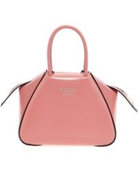 Prada - Supernova Brushed Leather Tote Bag - Lyst
