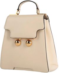 Marni - Small Elegant Leather Twoway Backpack - Lyst