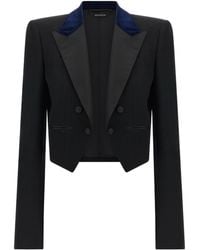 Tom Ford - Sharp Cropped Blazer - Lyst