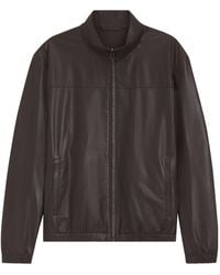 BOSS - Boss Stand-Collar Zipped Jacket - Lyst