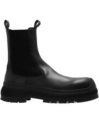 Jil Sander - Round-Toe Chelsea Boots - Lyst