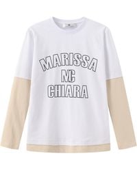 Marissa Chiara - Crew Neck T-Shirt - Lyst