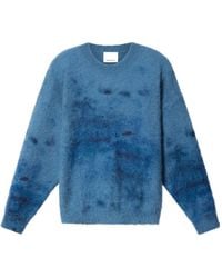 Isabel Marant - Faded Print Mohair-Wool Crew Neck Sweater - Lyst