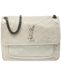 Saint Laurent - Niki Chain-Link Medium Shoulder Bag - Lyst