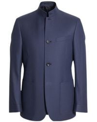 ZEGNA - Long-Sleeved Suit Jacket - Lyst