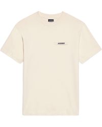 Jacquemus - Logo Embroidered Crewneck T-Shirt - Lyst