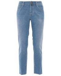 Jacob Cohen - Scott Logo-Patch Jeans - Lyst