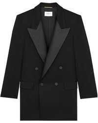 Saint Laurent - Long-Sleeved Suit Jacket - Lyst