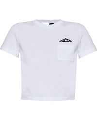 DSquared² - クロップド クルーネック Tシャツ - Lyst