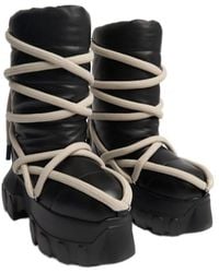 Rick Owens - Lunar Mega Tractor Leather Boots - Lyst