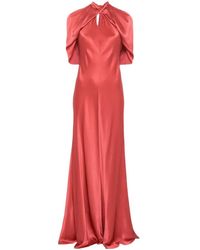 Alberta Ferretti - Cutout Detail Dress - Lyst