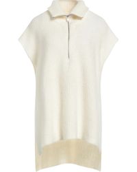 Ganni - Solid-Color Lightweight Knit Short-Sleeve Top - Lyst