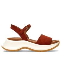 Hogan - Buckle Strap Sandals - Lyst