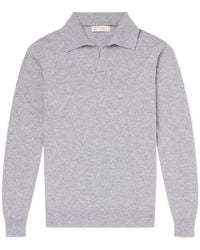 Brunello Cucinelli - Long-Sleeved Knitted Jumper - Lyst