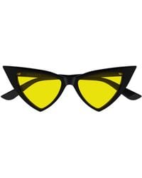 McQueen - Eyewear Cat Eye Frame Sunglasses - Lyst