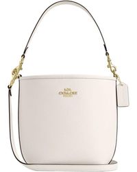 COACH - Logo Pattern Shoulder Bag - Lyst