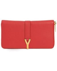 Saint Laurent - Zip Wallet - Lyst