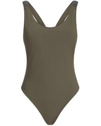 Brunello Cucinelli - Sleeveless One-Piece Swimsuit - Lyst