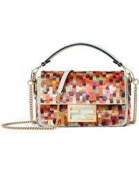 Fendi - Baguette Sequin-Embellished Mini Tote Bag - Lyst