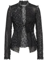 Gucci - Printed Silk Blend Shirt - Lyst