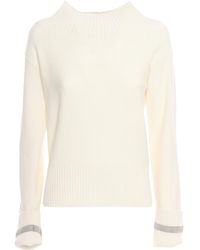 Fabiana Filippi - High Neck Knitted Jumper - Lyst