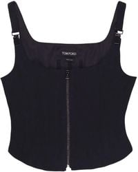 Tom Ford - Square Neck Corset Top - Lyst