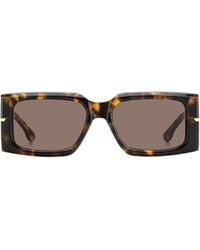 Victoria Beckham - Rectangular Acetate Sunglasses - Lyst