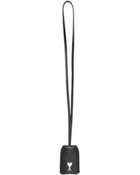 Ami Paris - Ami De Couer Leather Keychain - Lyst