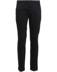 Dondup - Slim Cut Stretched Chinos - Lyst