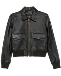 Nili Lotan - Leather Jacket With A Zipper - Lyst