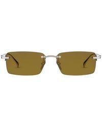 Gucci - Rectangular Frame Sunglasses - Lyst