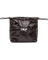 DIESEL - Scrunch-D Drawstring Bucket Bag - Lyst