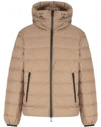 Emporio Armani - Long-Sleeved Cotton-Padded Jacket - Lyst