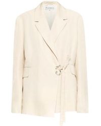 JW Anderson - Jw Anderson Relaxed Fit Tailored Wrap Blazer - Lyst