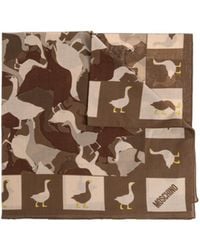 Moschino - Duck Print Scarf - Lyst