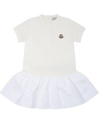 Moncler - Short Sleeve Dress - Lyst