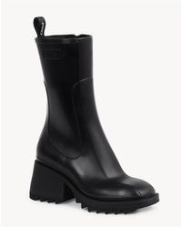 Chloé Chloe Paddington Knee Boots in Brown | Lyst