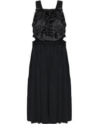 Comme des Garçons - Ruffled Midi Dress - Lyst