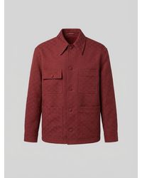 Gucci - Monogrammed Button-Up Jacket - Lyst