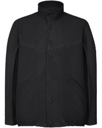 Homme Plissé Issey Miyake - Homme Plissé Issey Miyake Monthly Colors September Pleated Jacket - Lyst