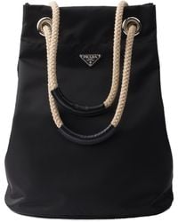 Prada - Mariner Medium Re-Nylon Tote Bag - Lyst